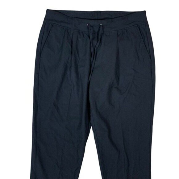 Cambio Jaqueline Black Relaxed Fit Drawstring Tapered Pants Comfort Stretch 8 - Picture 2 of 6